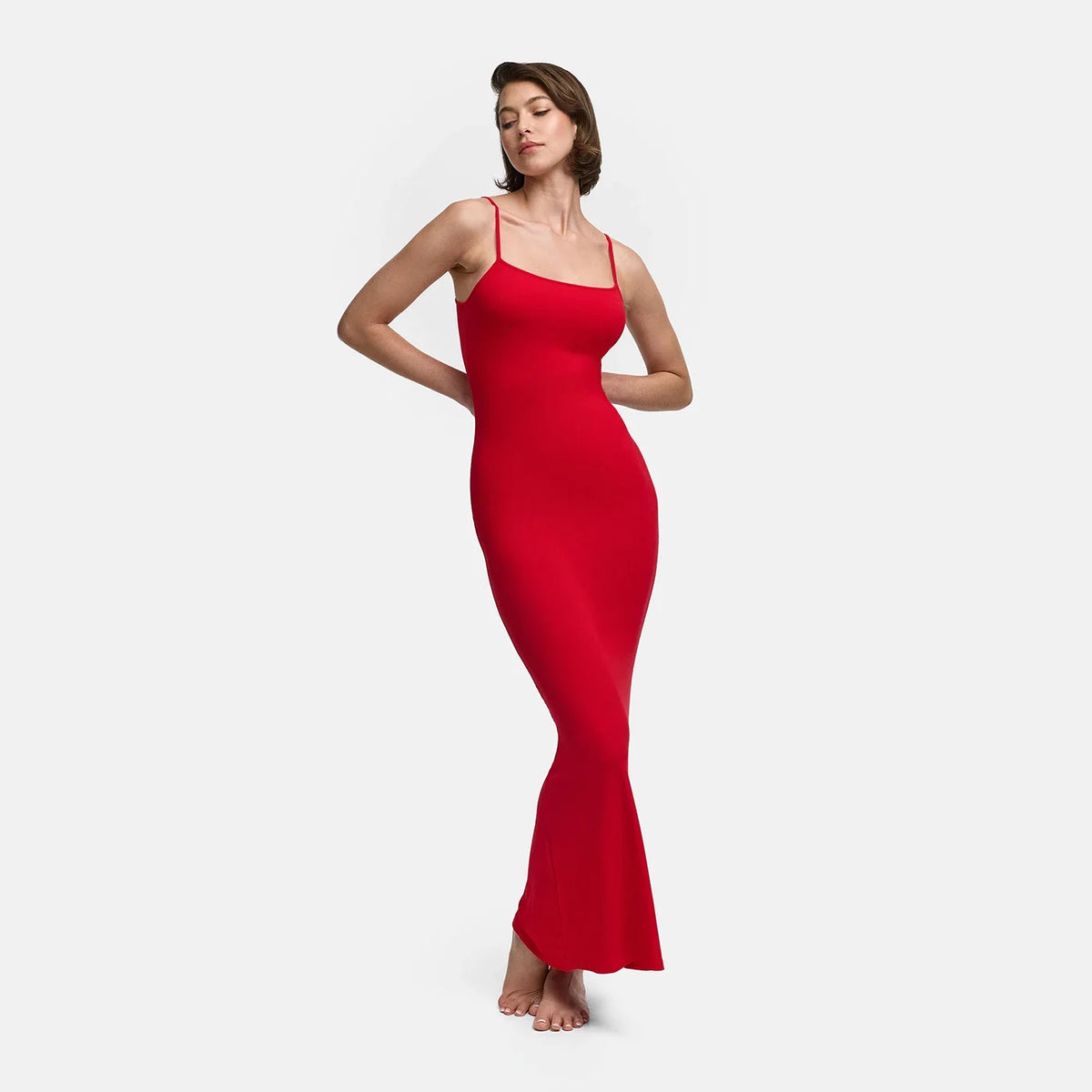 Ribbed Cami Maxikleid