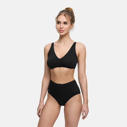High-Waist Cotton Slip