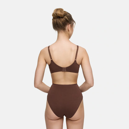 High-Waist Cotton Slip