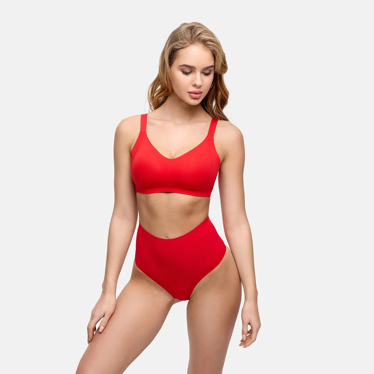 Seamless High-Waist Tanga | 3er Pack