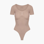 Bodysuit Sculpting Shapewear T-Shirt mit String