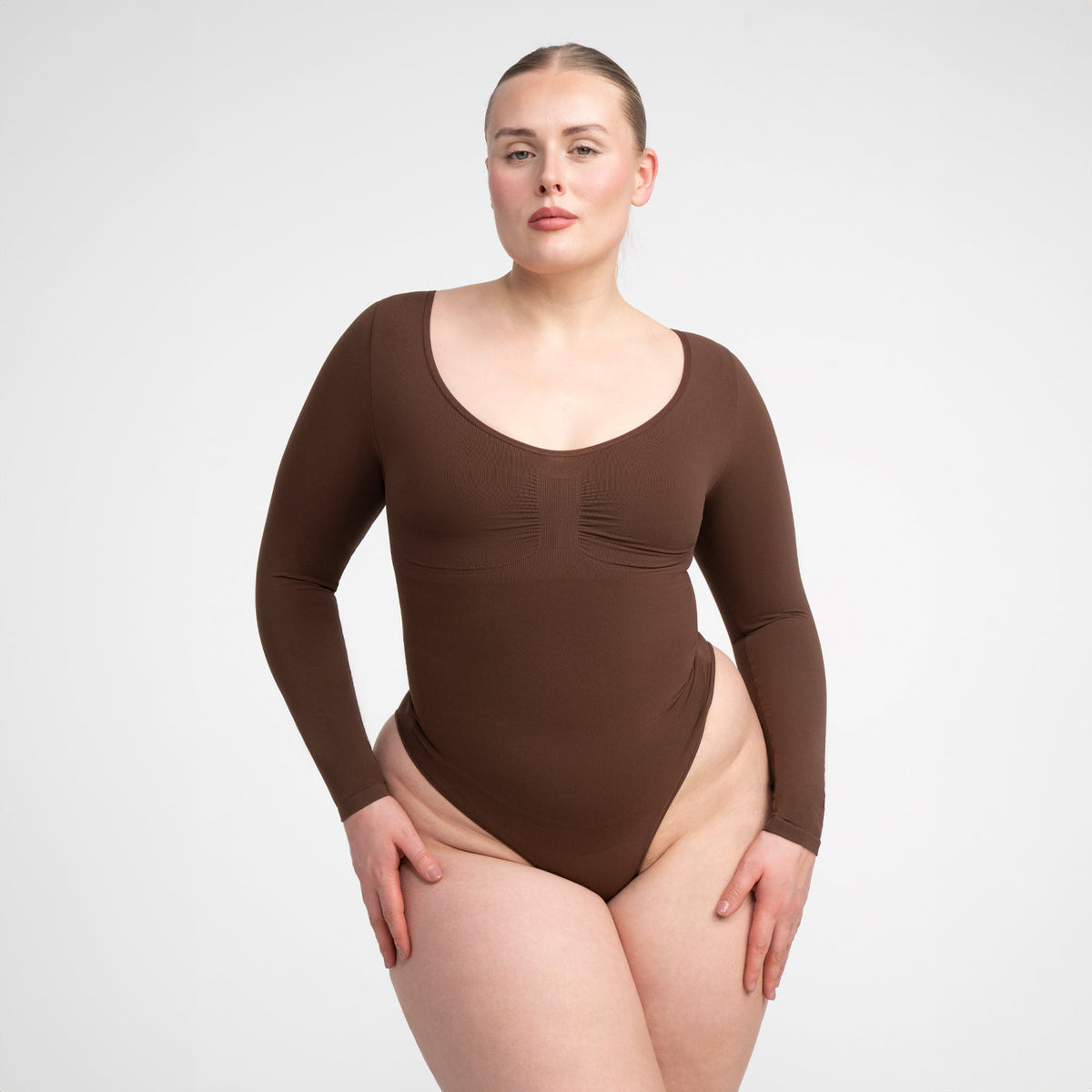 Bodysuit Sculpting Shapewear Longsleeve mit Slip - Medium Shape - Letzte Chance