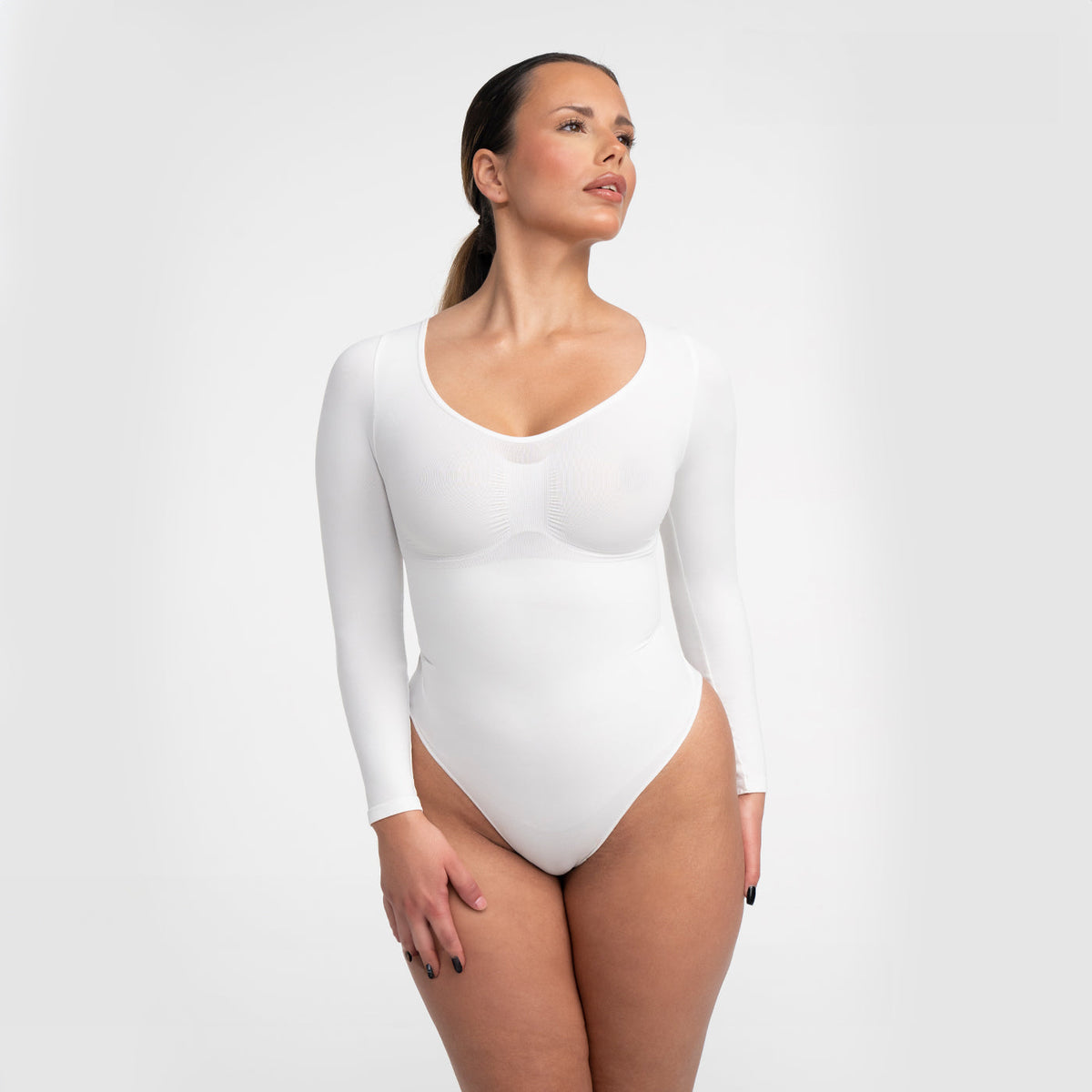 Bodysuit Sculpting Shapewear Longsleeve mit Slip - Medium Shape - Letzte Chance