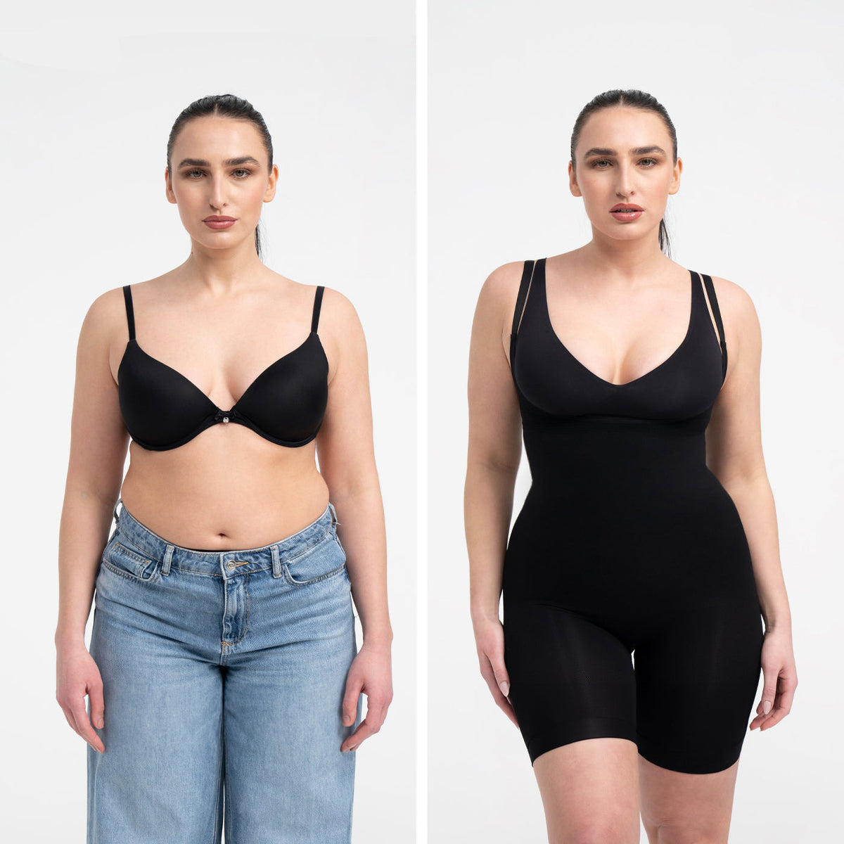 Bodysuit Sculpting Shapewear mit offener Brust