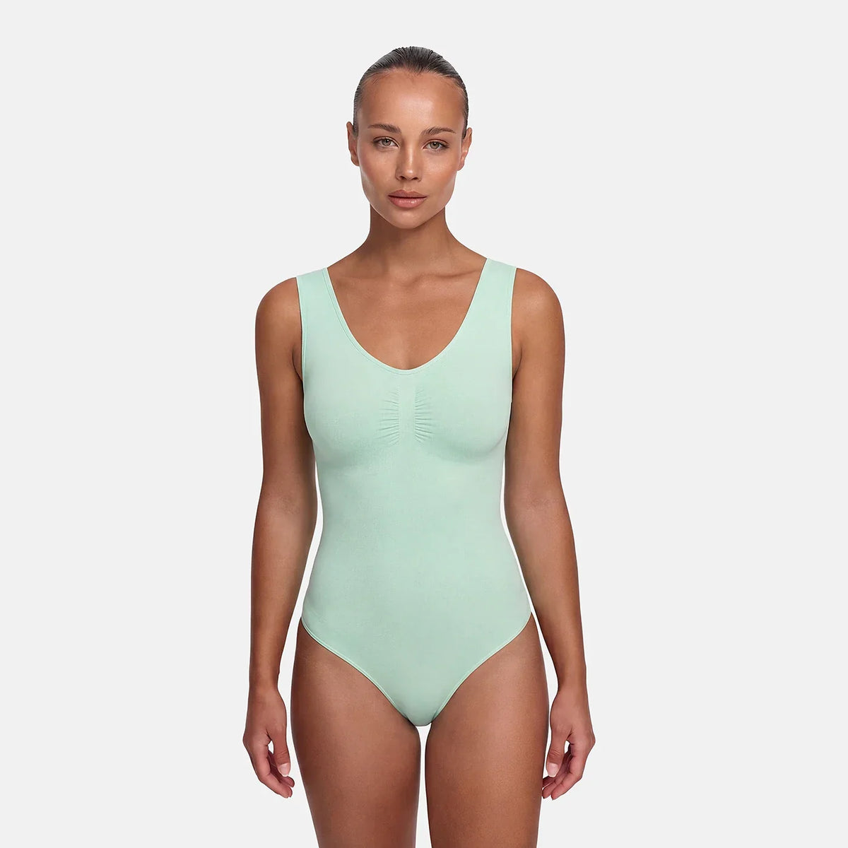 Tank Bodysuit Sculpting Shapewear mit String