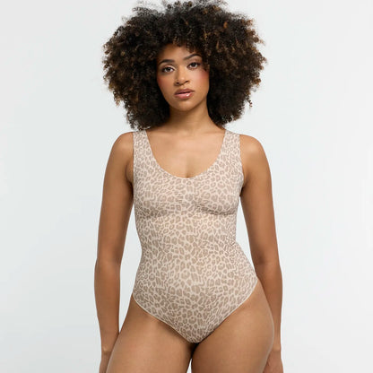 Tank Bodysuit Sculpting Shapewear mit String