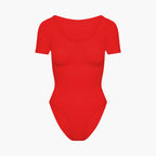 T-Shirt Bodysuit Sculpting Shapewear mit Slip