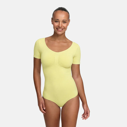 T-Shirt Bodysuit Sculpting Shapewear mit String