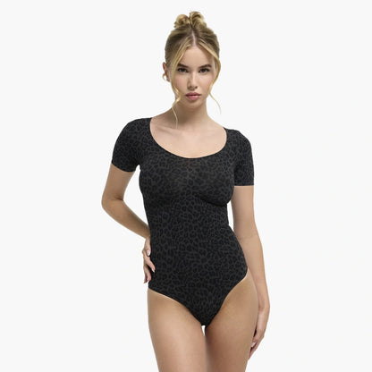 T-Shirt Bodysuit Sculpting Shapewear mit Slip