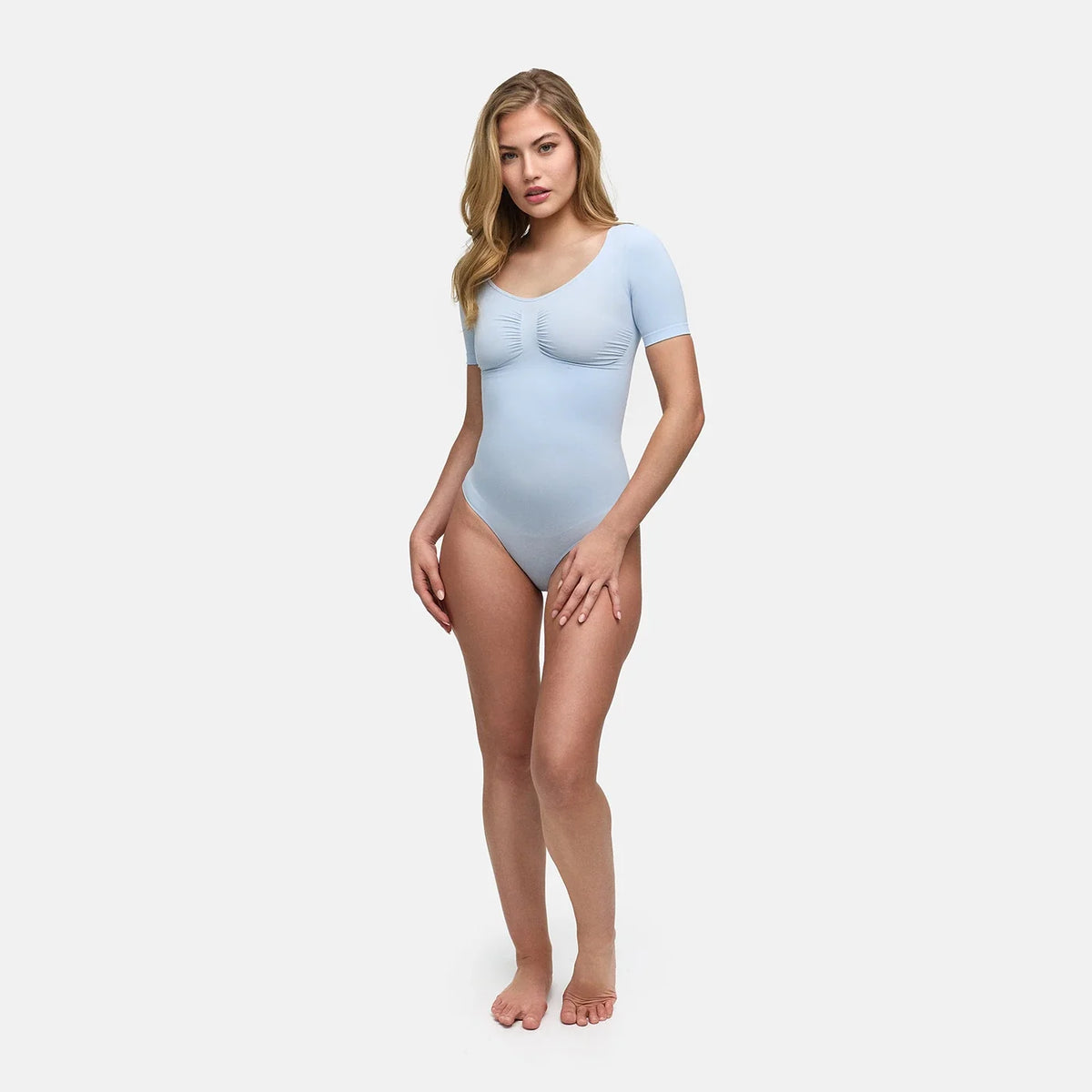 T-Shirt Bodysuit Sculpting Shapewear mit String