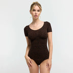 T-Shirt Bodysuit Sculpting Shapewear mit String