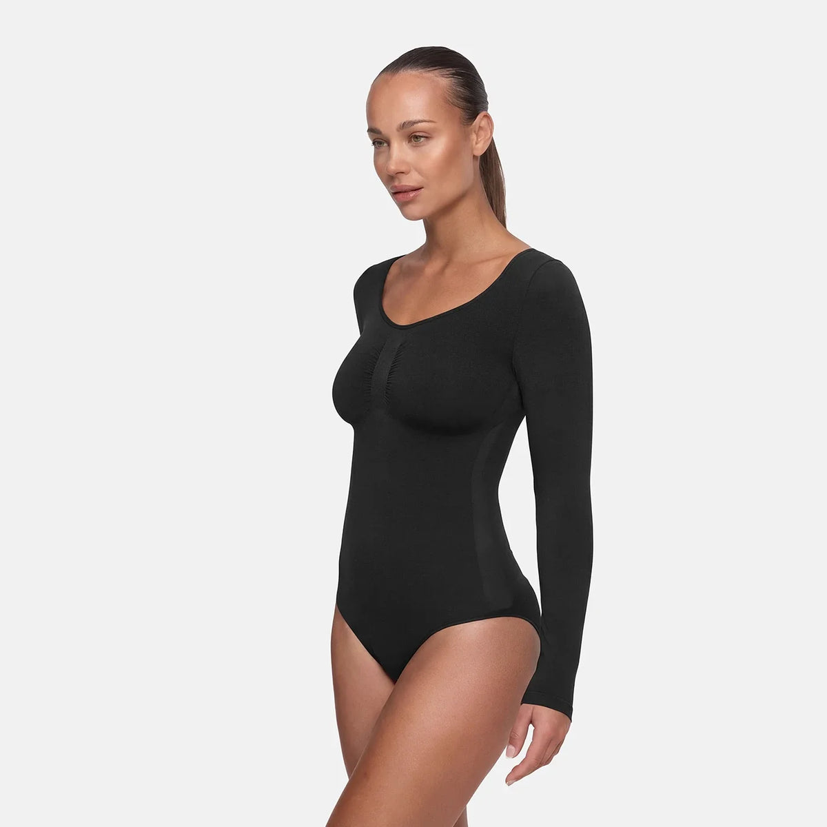 Bodysuit Sculpting Shapewear Longsleeve mit Slip