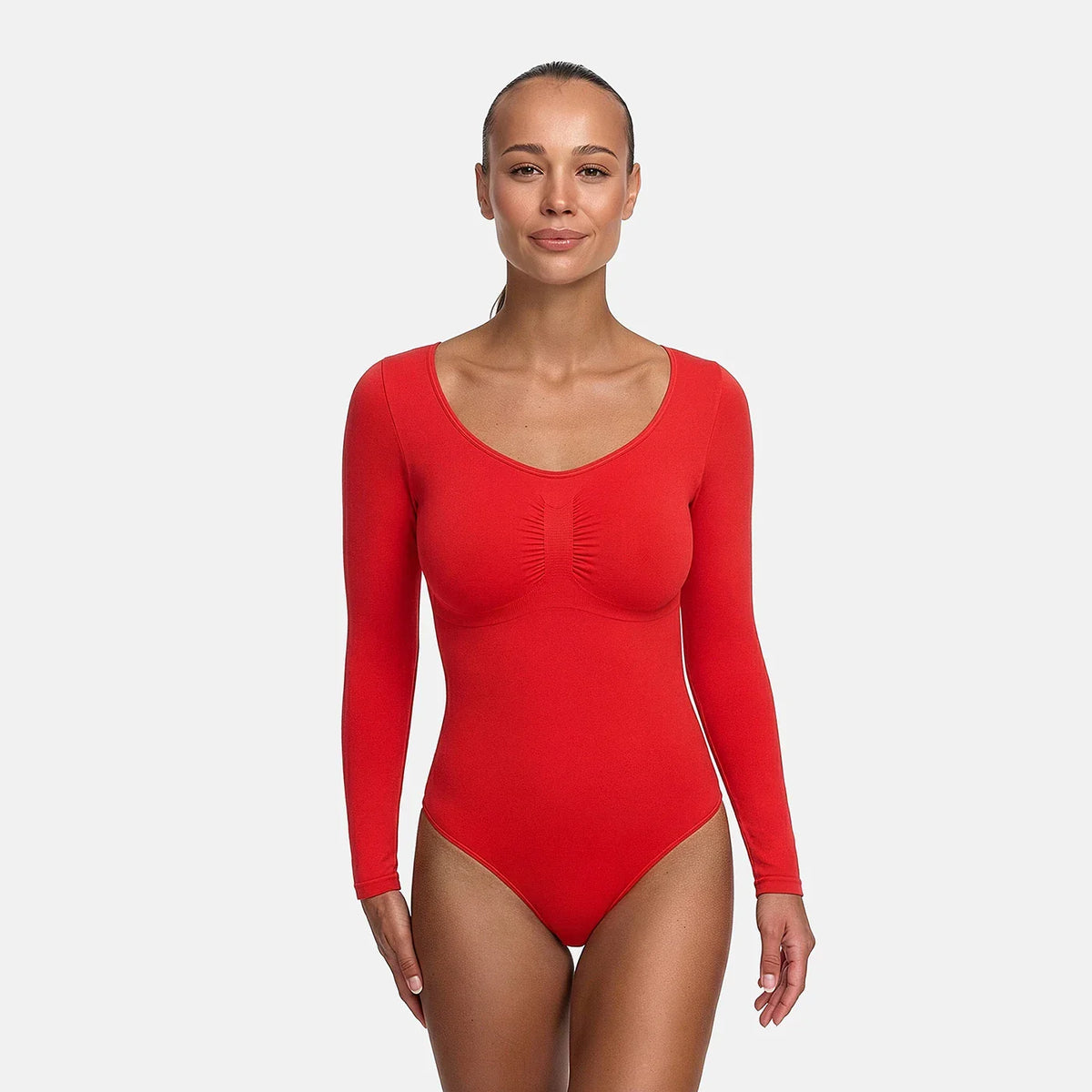 Bodysuit Sculpting Shapewear Longsleeve mit Slip