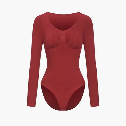 Bodysuit Sculpting Shapewear Longsleeve mit Slip