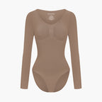 Bodysuit Sculpting Shapewear Longsleeve mit Slip