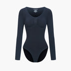 Bodysuit Sculpting Shapewear Longsleeve mit Slip