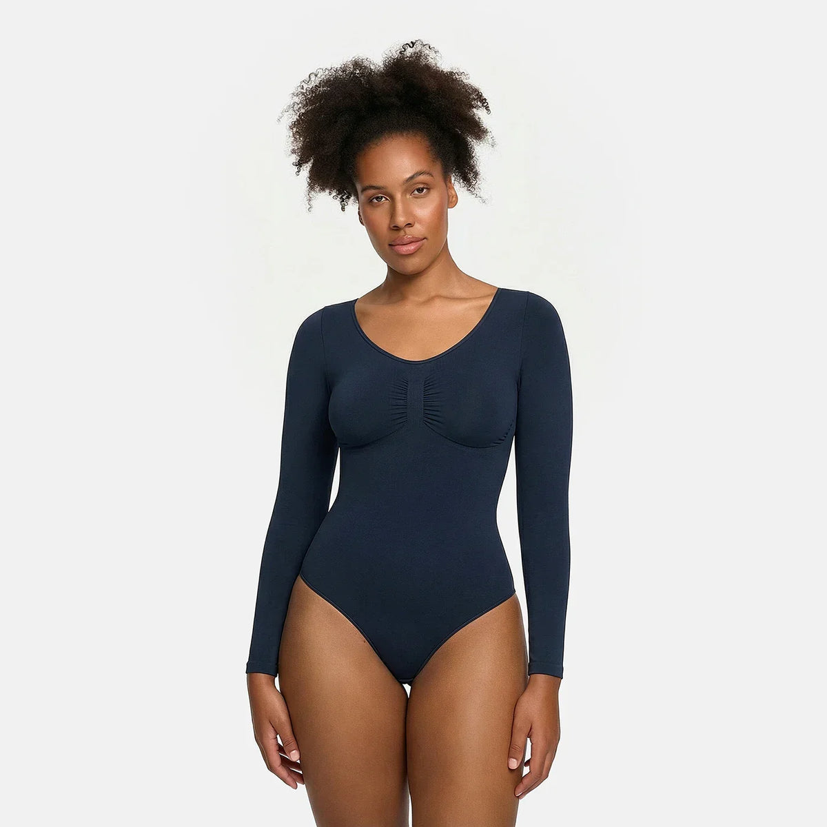 Bodysuit Sculpting Shapewear Longsleeve mit Slip