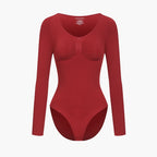 Bodysuit Sculpting Shapewear Longsleeve mit Slip