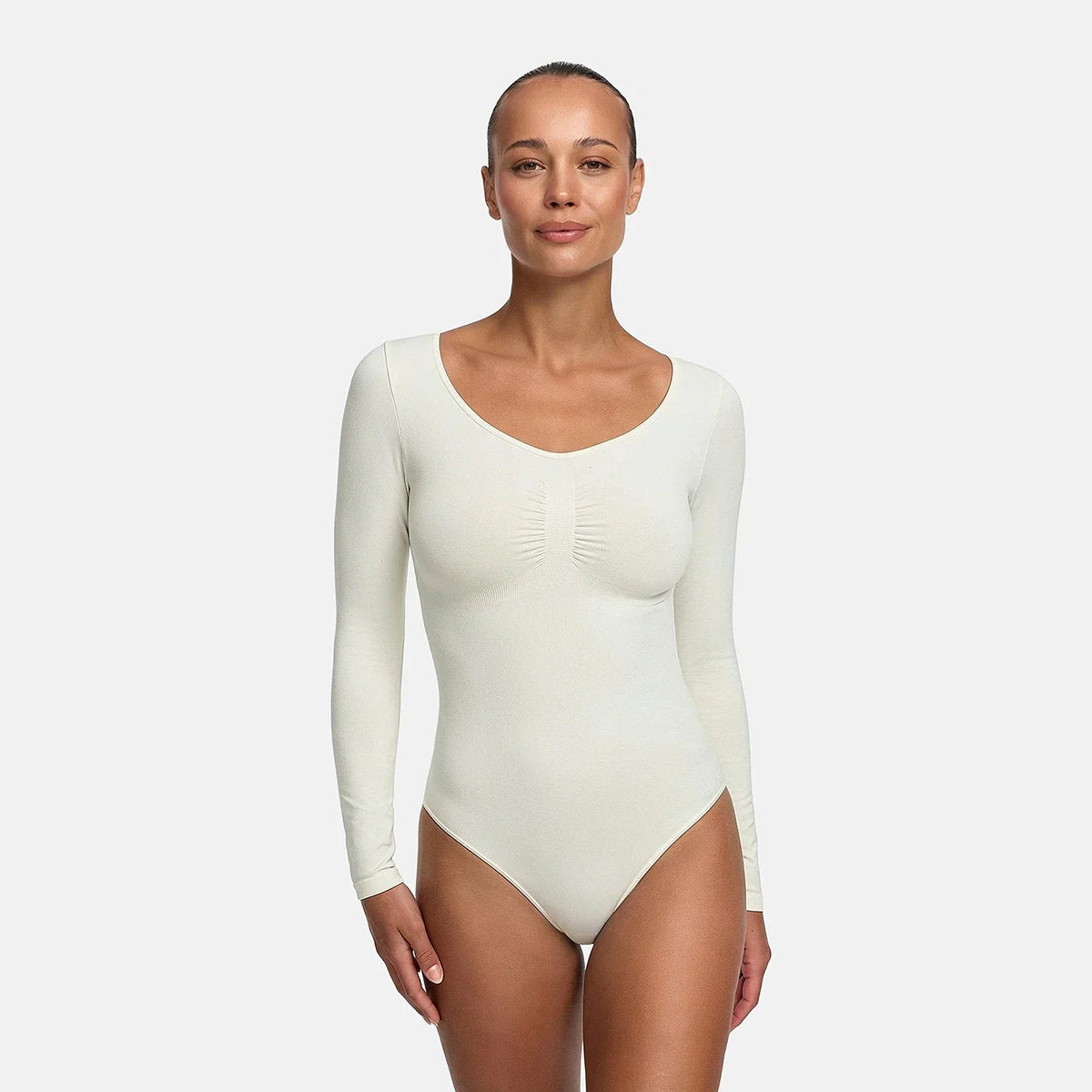 Bodysuit Sculpting Shapewear Longsleeve mit Slip