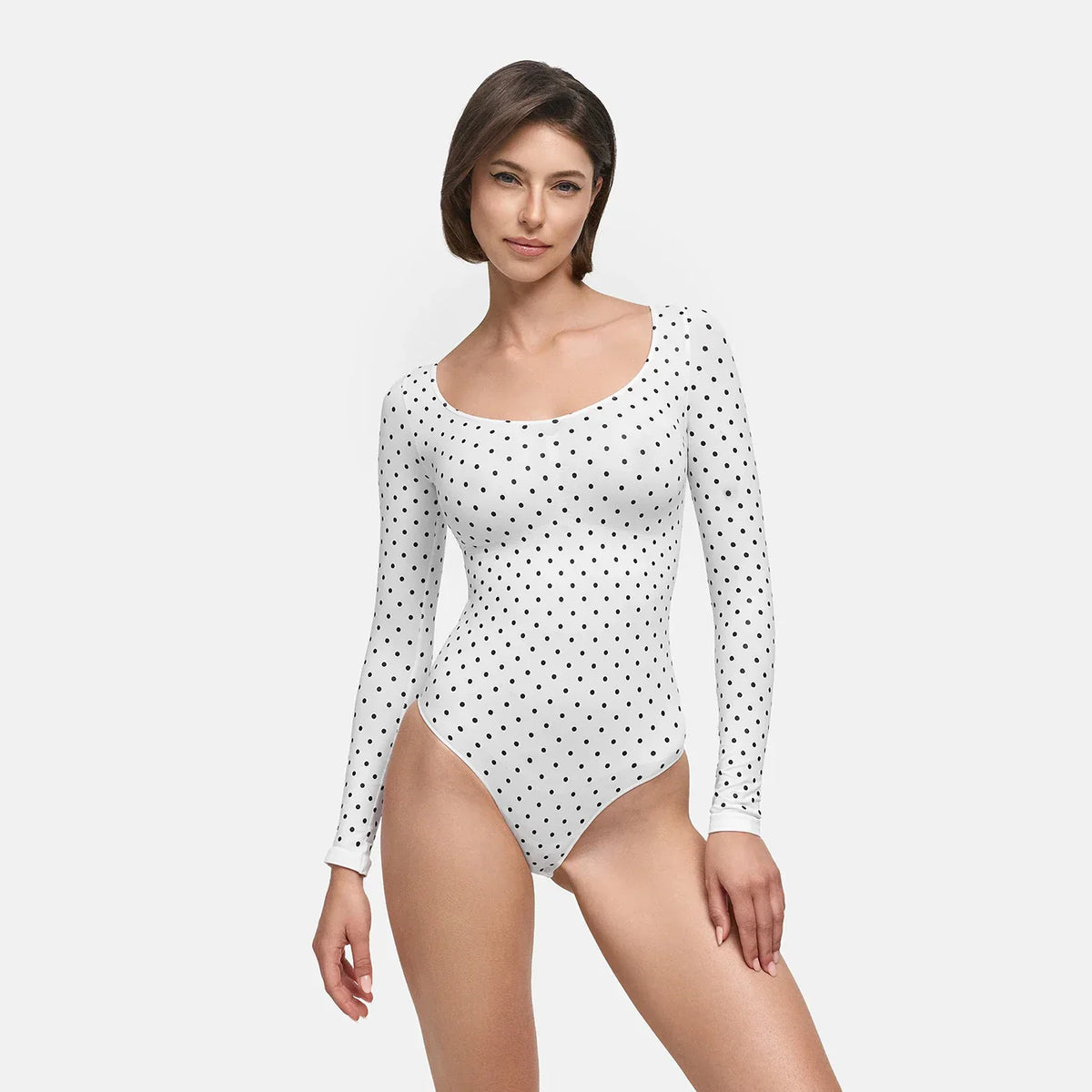 Bodysuit Sculpting Shapewear Longsleeve mit Slip