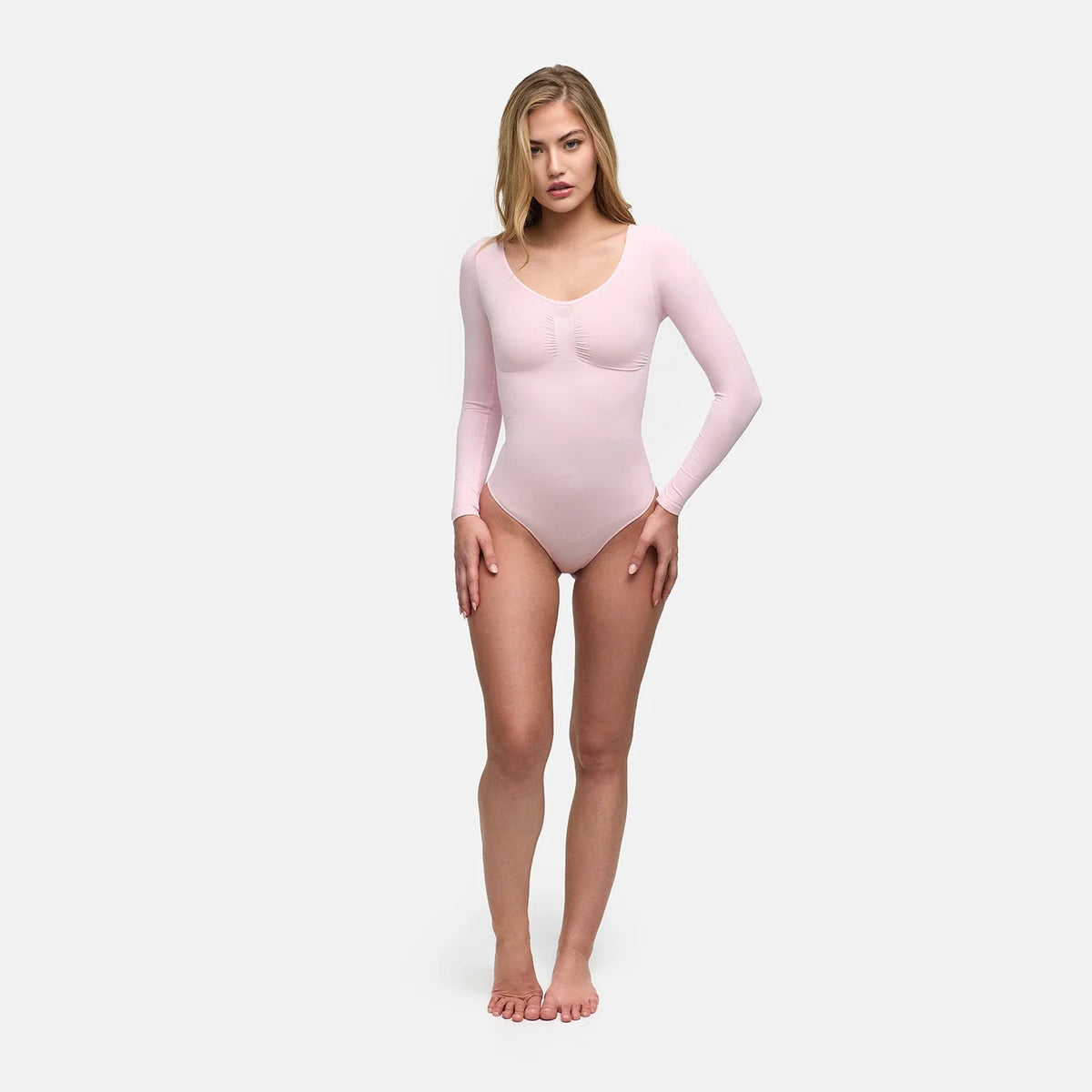 Bodysuit Sculpting Shapewear Longsleeve mit Slip