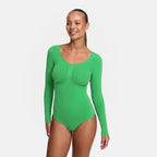 Bodysuit Sculpting Shapewear Longsleeve mit Slip