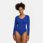 Bodysuit Sculpting Shapewear Longsleeve mit String