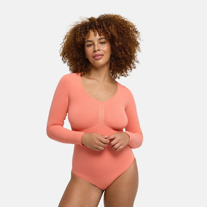 Bodysuit Sculpting Shapewear Longsleeve mit Slip