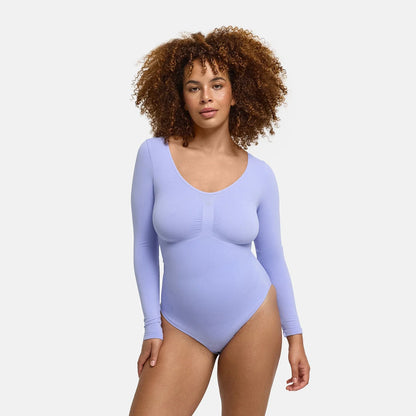 Bodysuit Sculpting Shapewear Longsleeve mit Slip