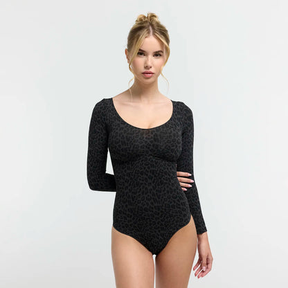 Bodysuit Sculpting Shapewear Longsleeve mit Slip