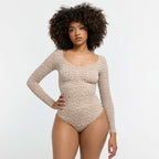 Bodysuit Sculpting Shapewear Longsleeve mit Slip