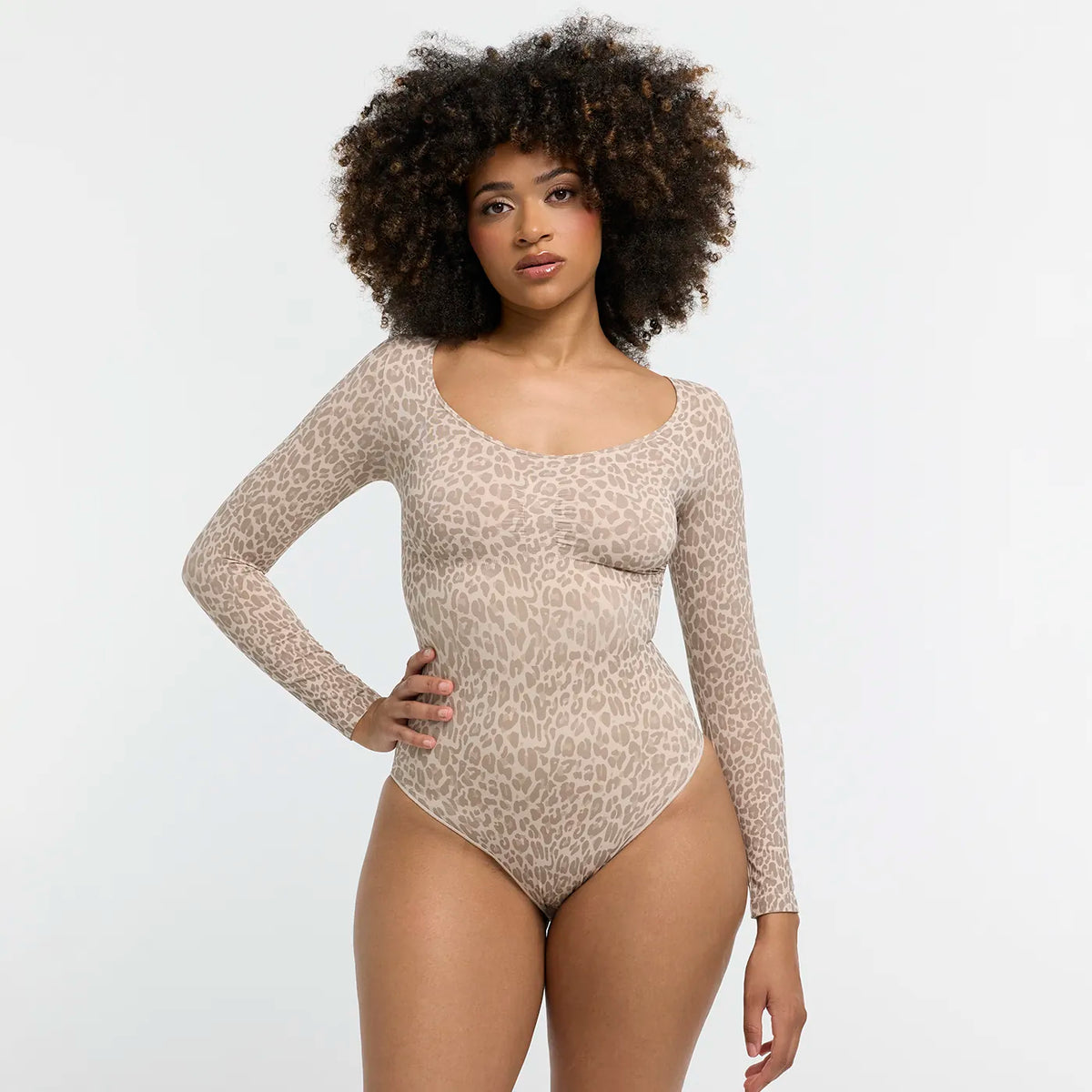 Bodysuit Sculpting Shapewear Longsleeve mit Slip