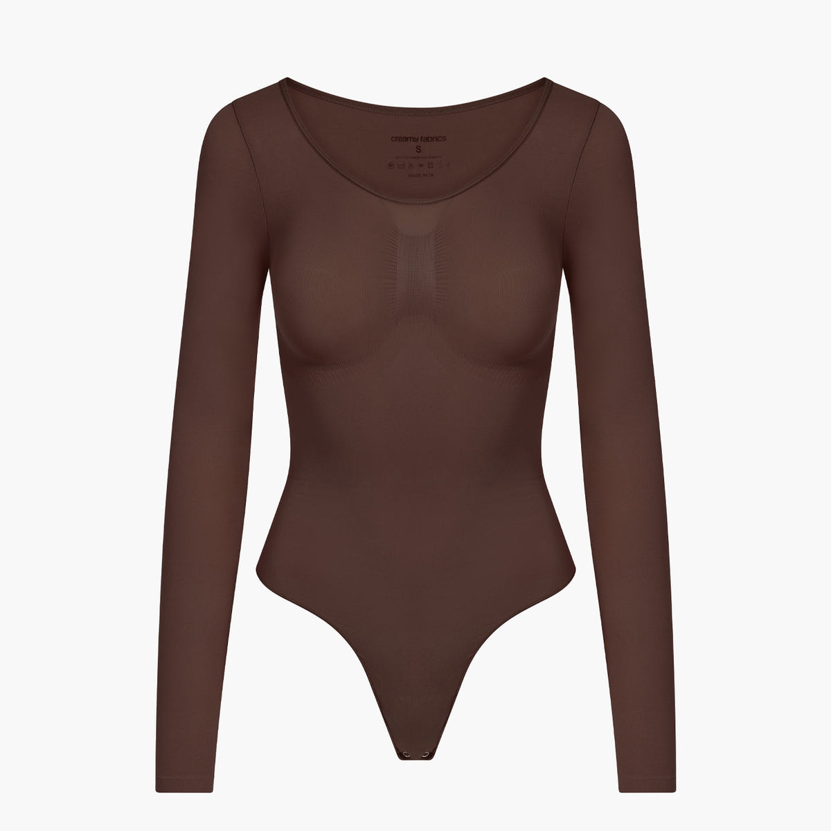 Bodysuit Sculpting Shapewear Longsleeve mit String