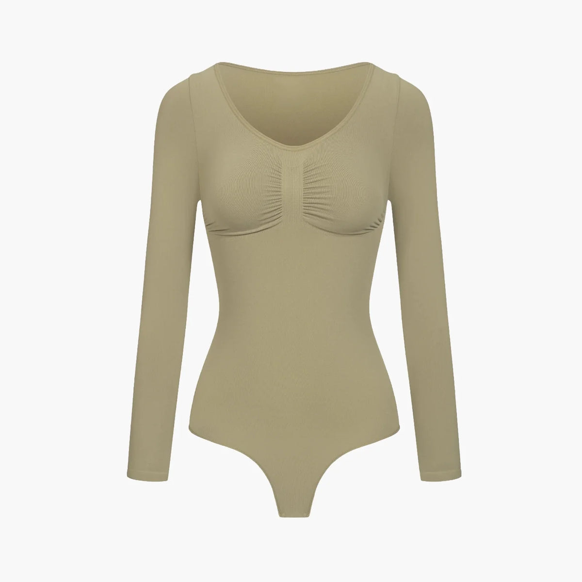 Bodysuit Sculpting Shapewear Longsleeve mit String