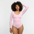 Bodysuit Sculpting Shapewear Longsleeve mit String