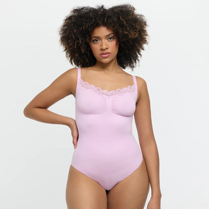 Lace Bodysuit Sculpting Shapewear mit Slip