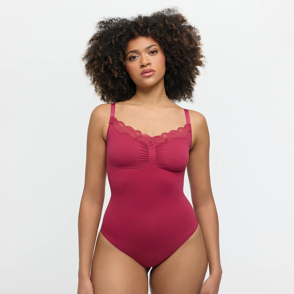 Lace Bodysuit Sculpting Shapewear mit Slip