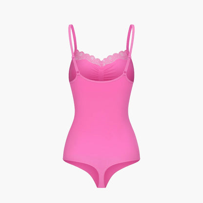 Lace Bodysuit Sculpting Shapewear mit String