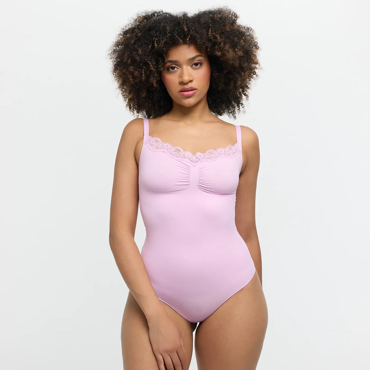 Lace Bodysuit Sculpting Shapewear mit String
