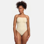 Trägerloser Bodysuit Sculpting Shapewear mit Slip