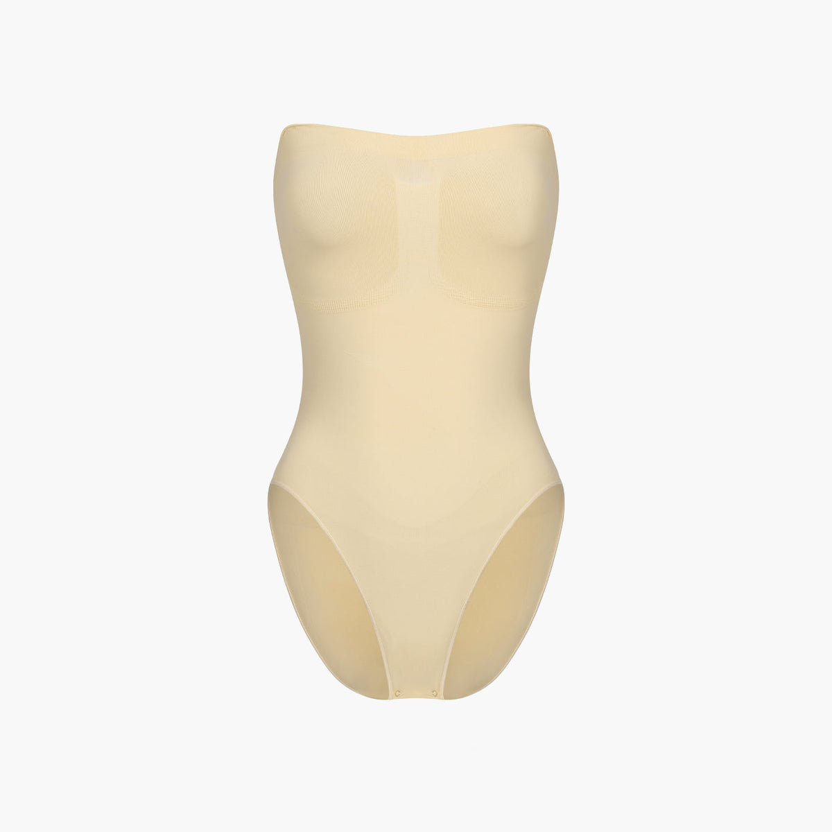 Trägerloser Bodysuit Sculpting Shapewear mit Slip