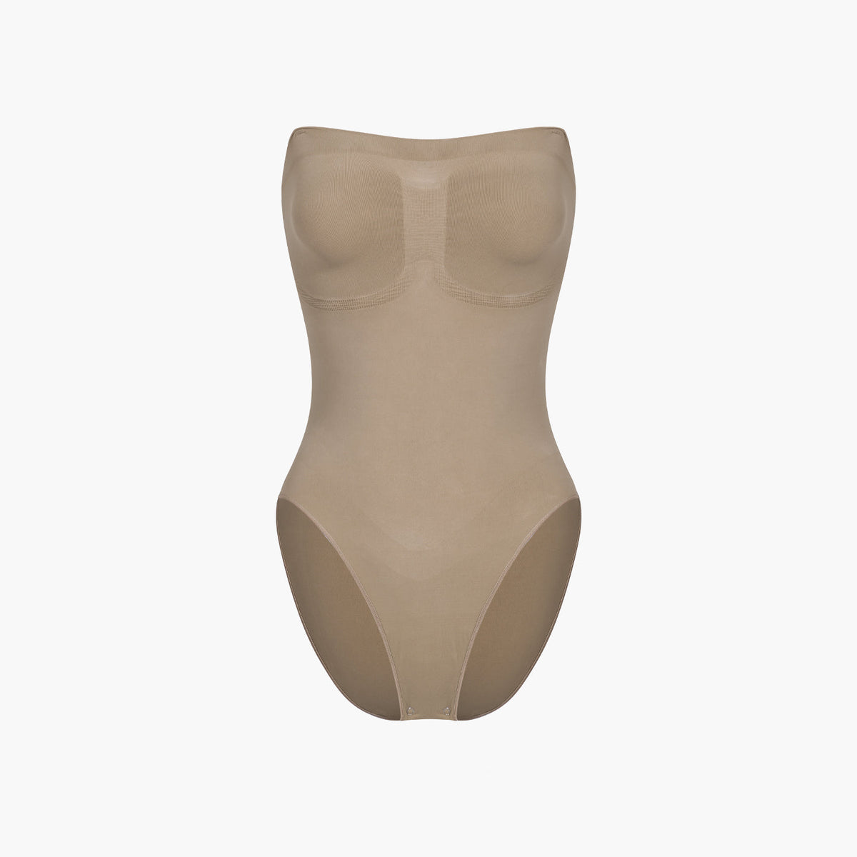 Trägerloser Bodysuit Sculpting Shapewear mit Slip