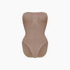 Trägerloser Bodysuit Sculpting Shapewear mit Slip