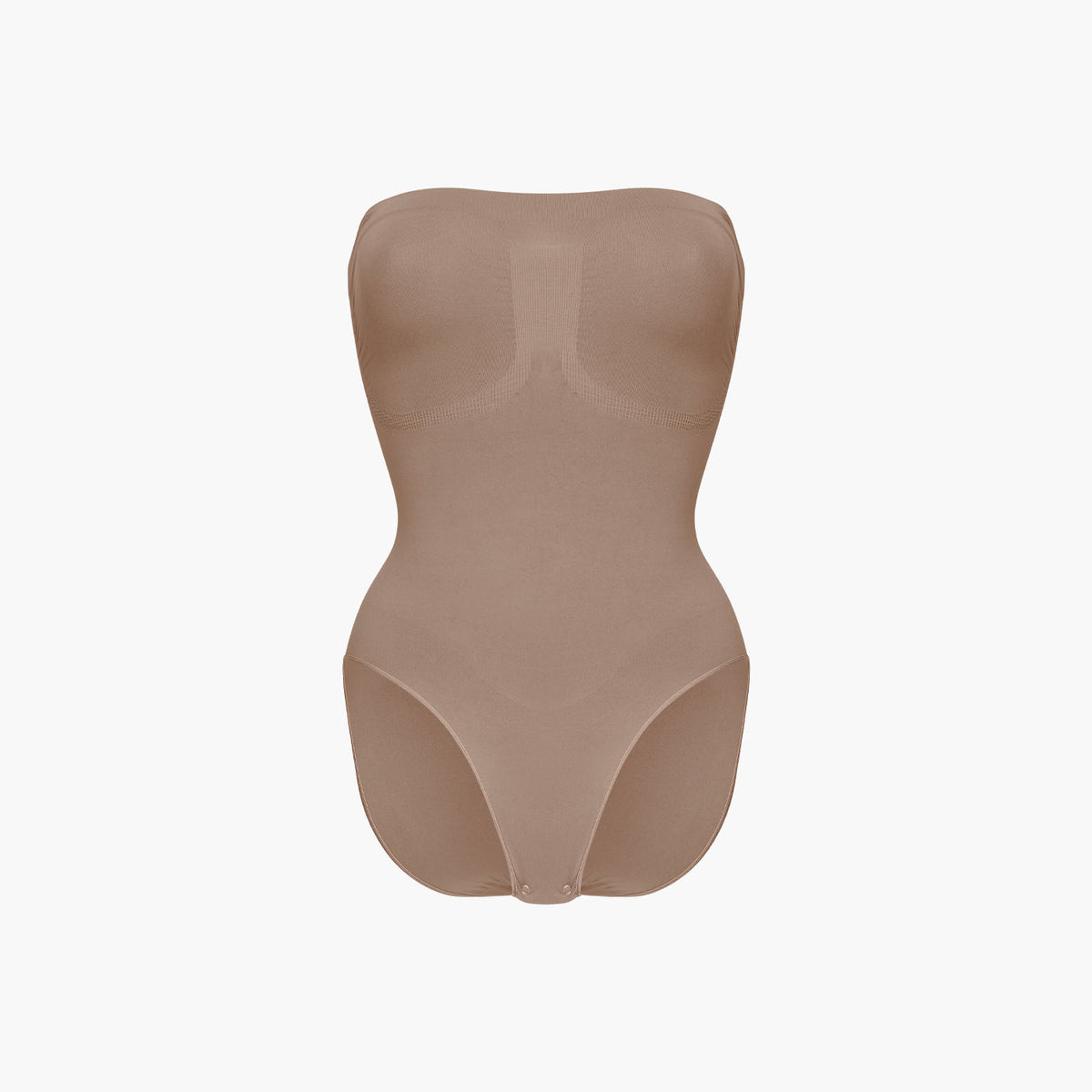 Trägerloser Bodysuit Sculpting Shapewear mit Slip