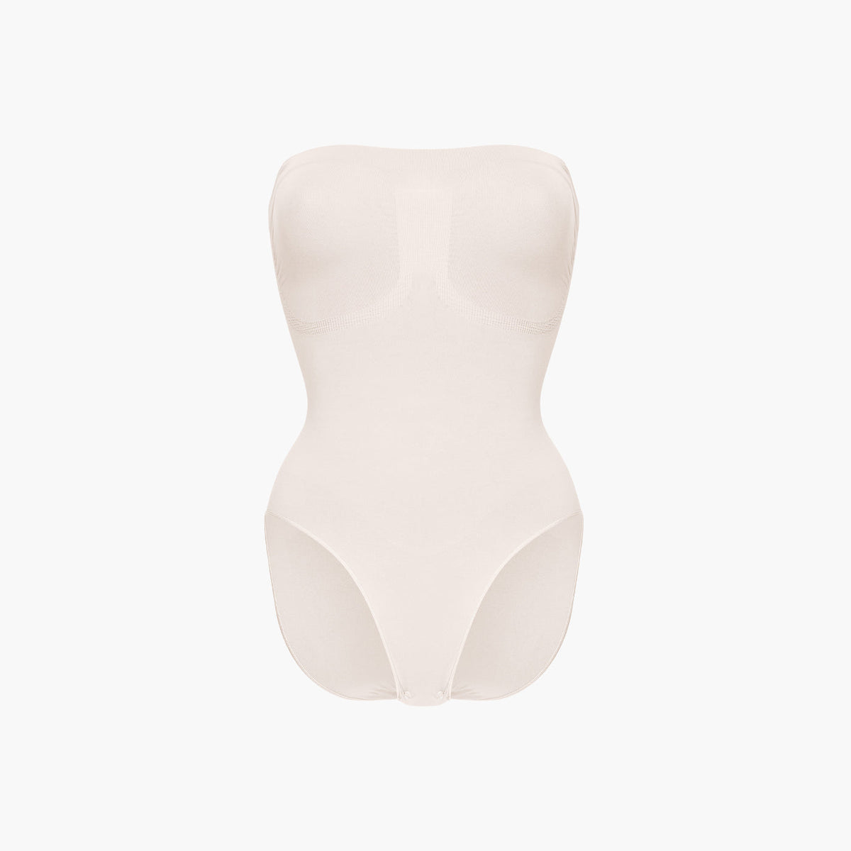 Trägerloser Bodysuit Sculpting Shapewear mit Slip