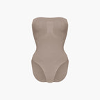 Trägerloser Bodysuit Sculpting Shapewear mit Slip