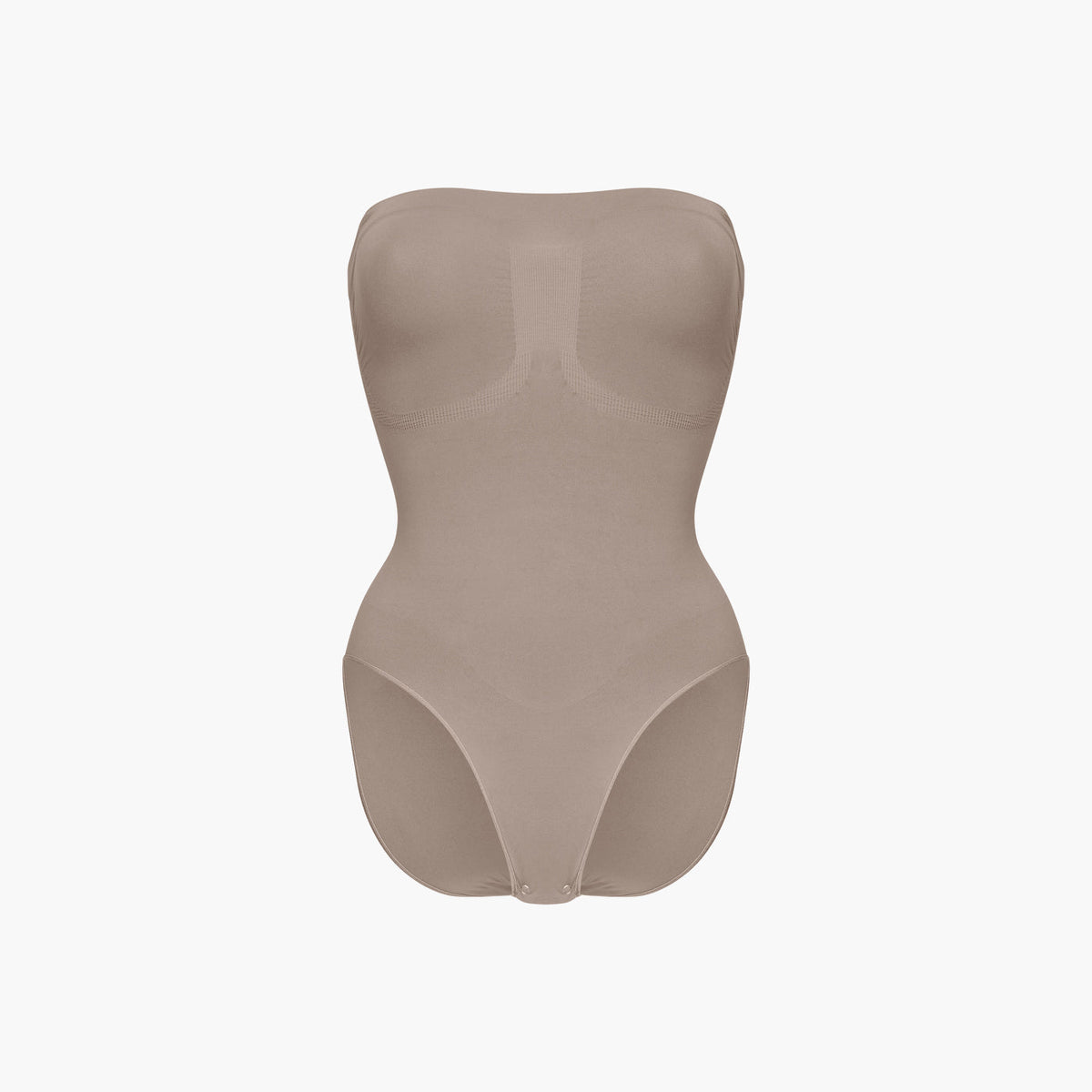 Trägerloser Bodysuit Sculpting Shapewear mit Slip