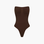 Trägerloser Bodysuit Sculpting Shapewear mit String