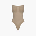 Trägerloser Bodysuit Sculpting Shapewear mit String