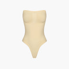 Trägerloser Bodysuit Sculpting Shapewear mit String